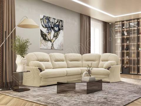 Угловой диван Квин 6 Luma 01 правый