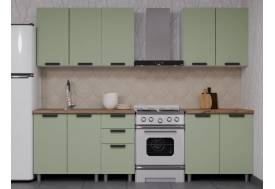 Кухонный гарнитур Орешник 2000 мм Матовая Мята