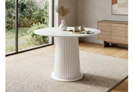 Стол Кортес-2 нераздвижной d1100 мм белая эмаль