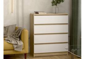 Комод 800 сонома/белый