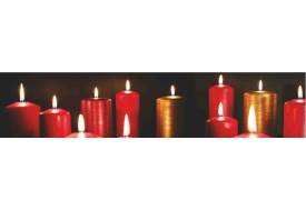 Фартук с фотопечатью Свечи SP010