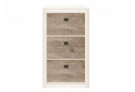 Тумба для обуви BUT 3D Коен Ясень Снежный