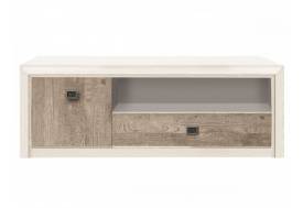 Тумба под телевизор RTV 1D1S Коен Ясень Снежный