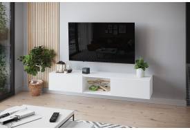 Тумба ТВ подвесная 02 белый